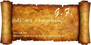 Gödri Florentin névjegykártya